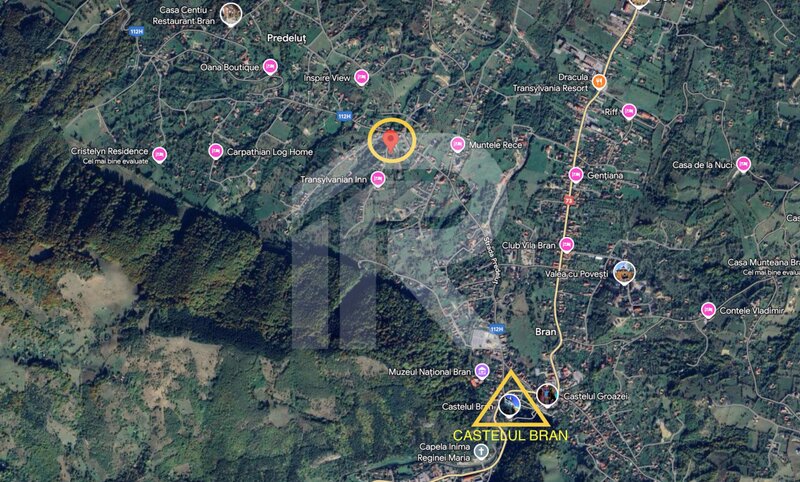 Teren investitie Bran - Predelut, la 2 km de Castelul Bran